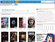 Tablet Screenshot of criticasdepeliculas.com